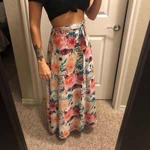 Floral wrap skirt *HIGH QUALITY *